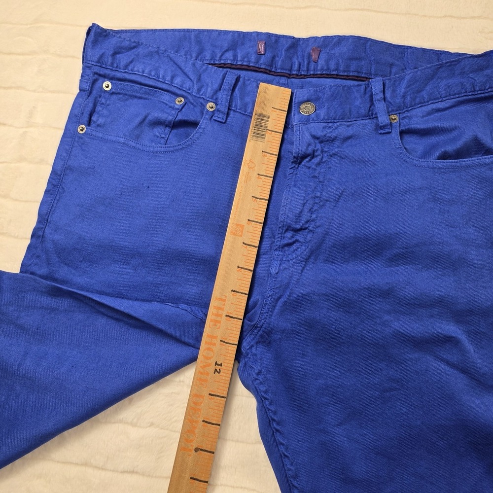 Ralph Lauren Purple Label Slim Fit Stretch Linen Cotton Jeans Mens 36 Pants $595 - Picture 10 of 12